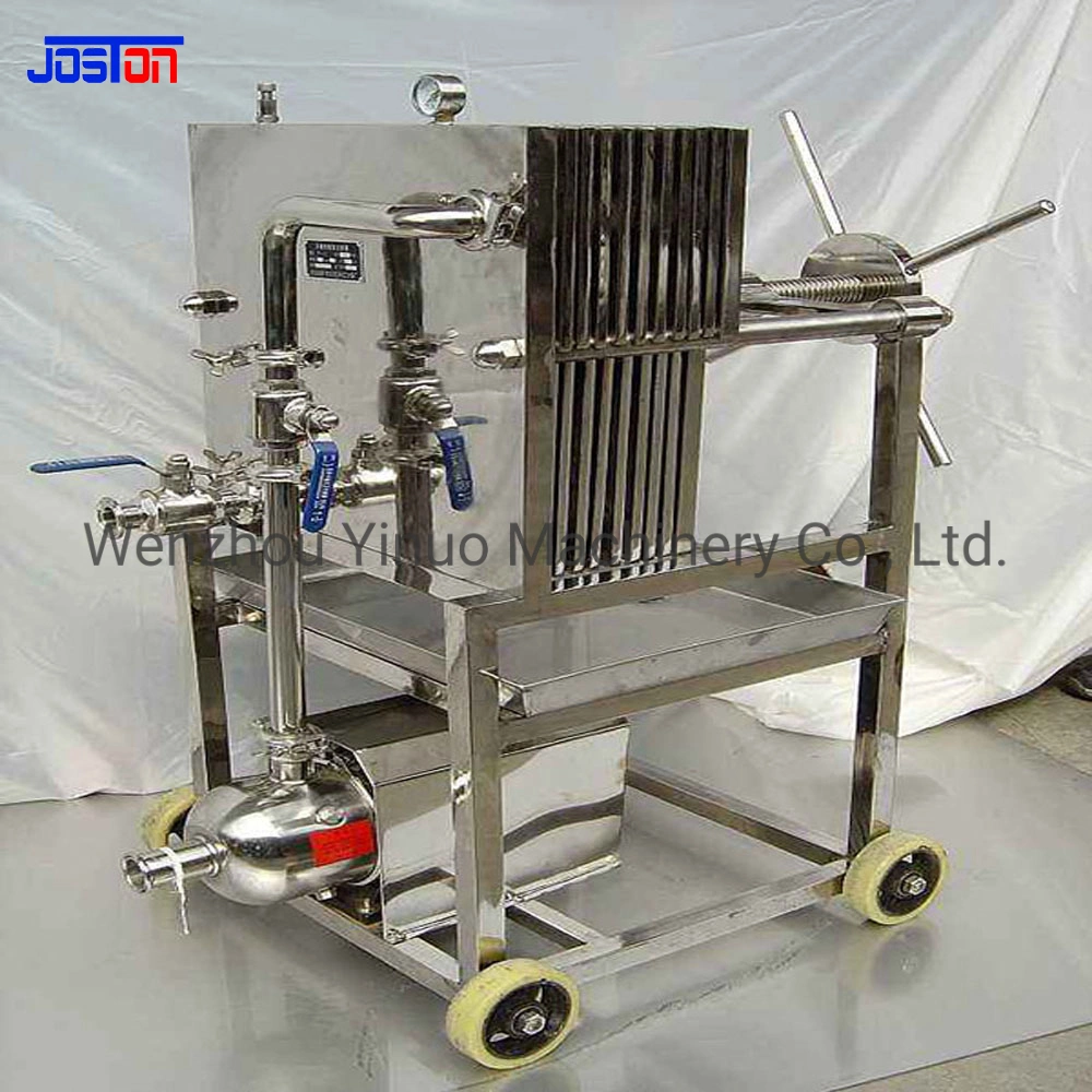 Joston Small Scale Plate and Frame Pressure Edible Oil Filter Machines for Sludge Dewatering