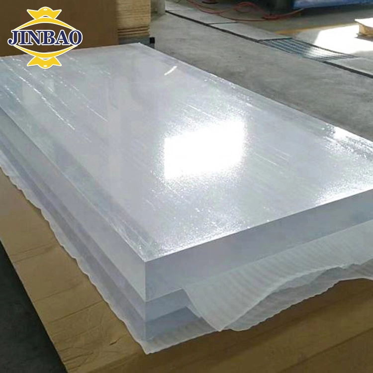 Jinbao Thick Transparent Acrylic Sheet 1220*2440mm 25-300mm Thickness