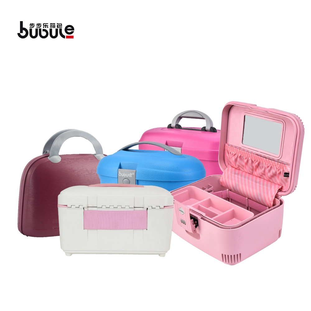 Bubule Portable Reise Make-Up-Box Schmuck-Fall Schönheit Kosmetische Fall
