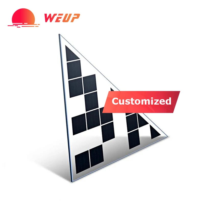 Weup 270W 280W 300W 360W 400W 500W BIPV Transparent Solar Double PV Glass Power Panel Price