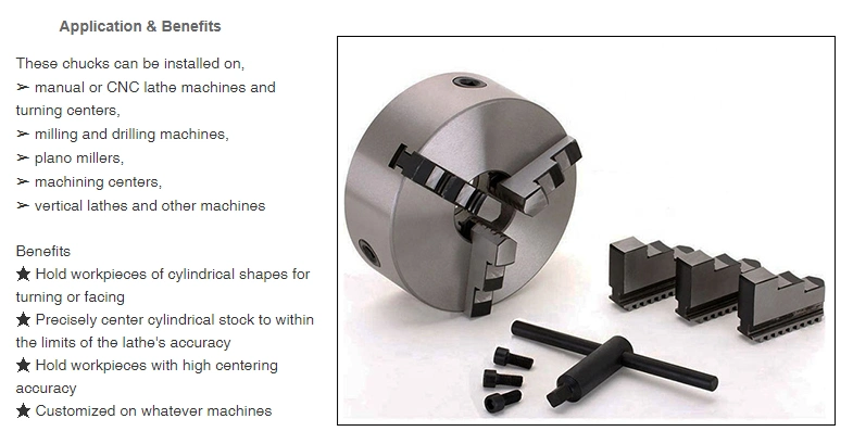 Alta velocidade Self-Centering oco de aperto para o CNC Tornos suíço a máquina