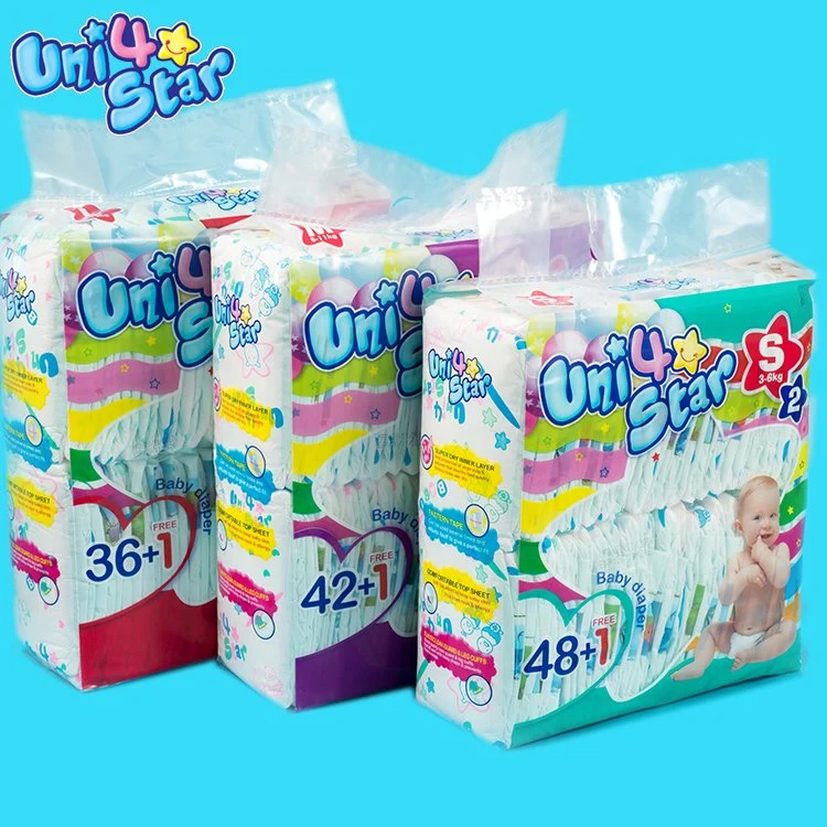 OEM Top Quality Soft Breathable Film with Cheap Price Baby Diaper