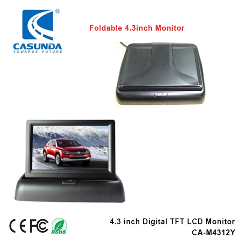 Filp Open Car Video Monitor TFT LCD Screen Display Monitor