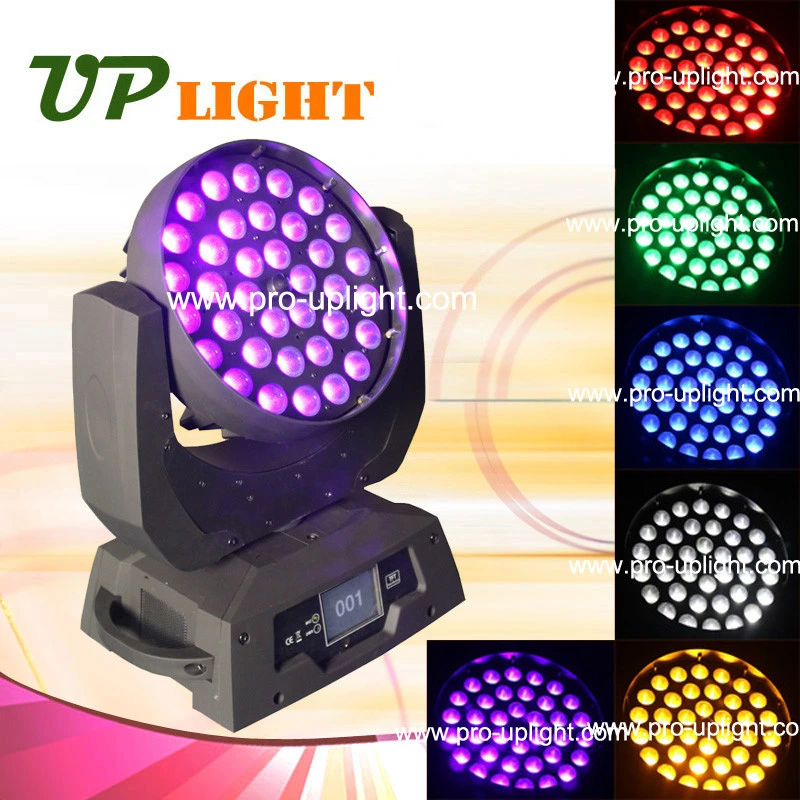 Moving Head 36*18 RGBWA+UV 6in1 Zoom Wash LED Stage Lighting