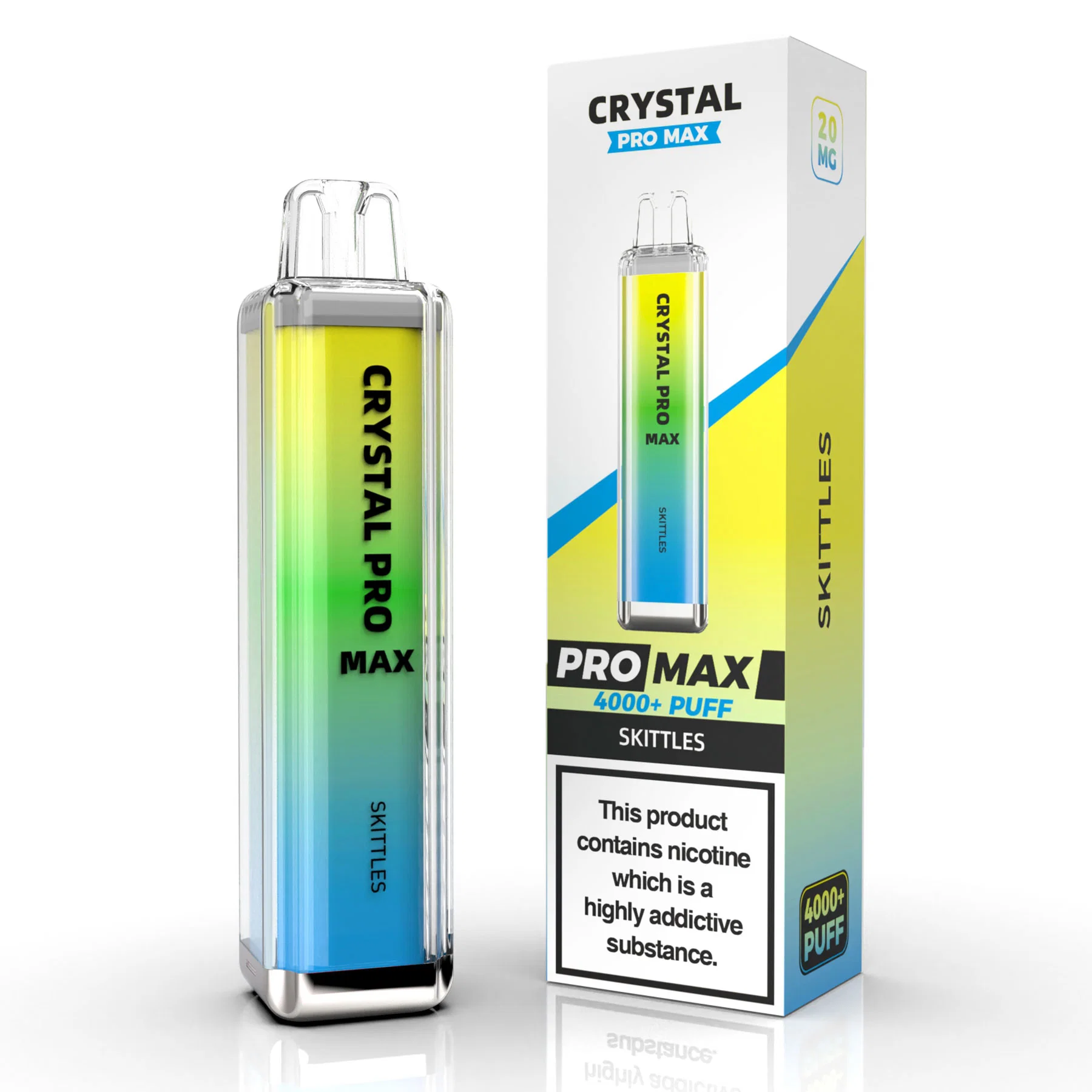 أوكازيون ساخن WGA Crystal PRO Vape 2% لرد Vape بالجملة 4000 10000puff E-Cigarette في أوروبا