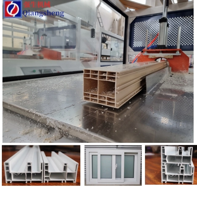 Plastic PVC WPC Profile Extruder Rain Gutter/Shutter Window Ceiling Panel and Door Frame Floor Production/Extrusion Line