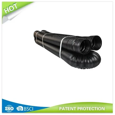 Solid Garden Water Pipe with Male and Female Flexible Drain Pipe