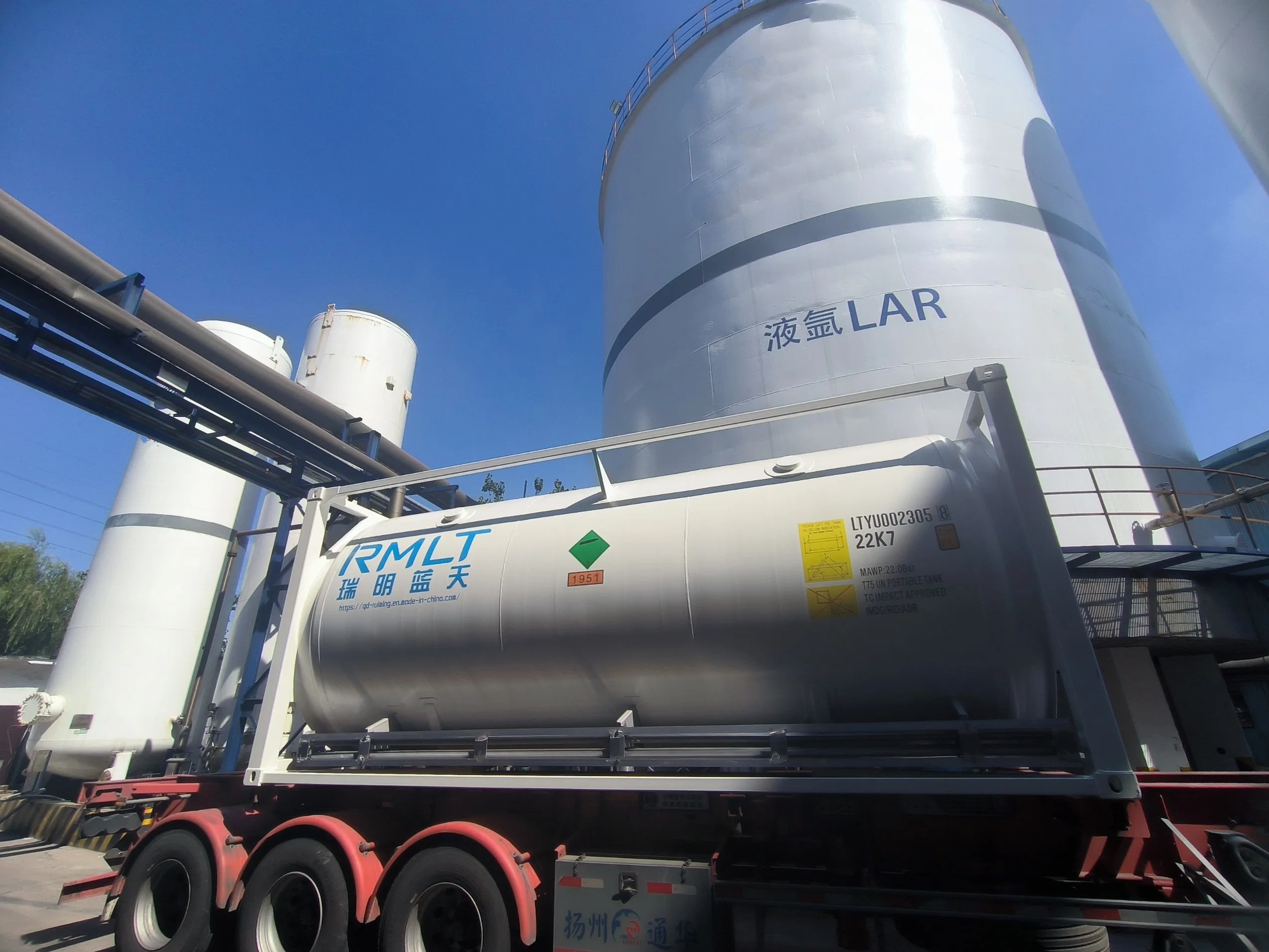 5.0n Grade Industrial Gas Ar Liquid Type Lar