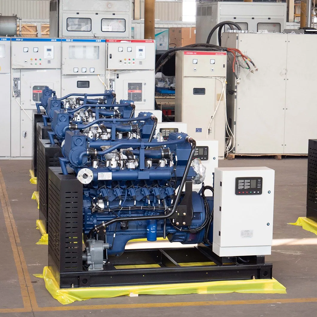 مولد ديزل بحري مبرد بمياه البحر مركب ديزل بحري صامت مجموعة مولدات الغاز Genset Gas