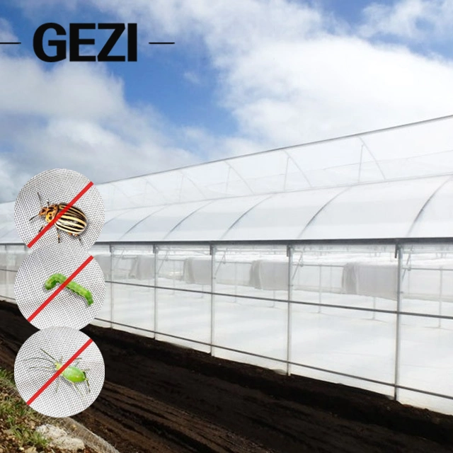 White Plastic Agriculture 65% Agricultural Insect Proof Protection Netting Repellent Repel Net Istyal Impregnated