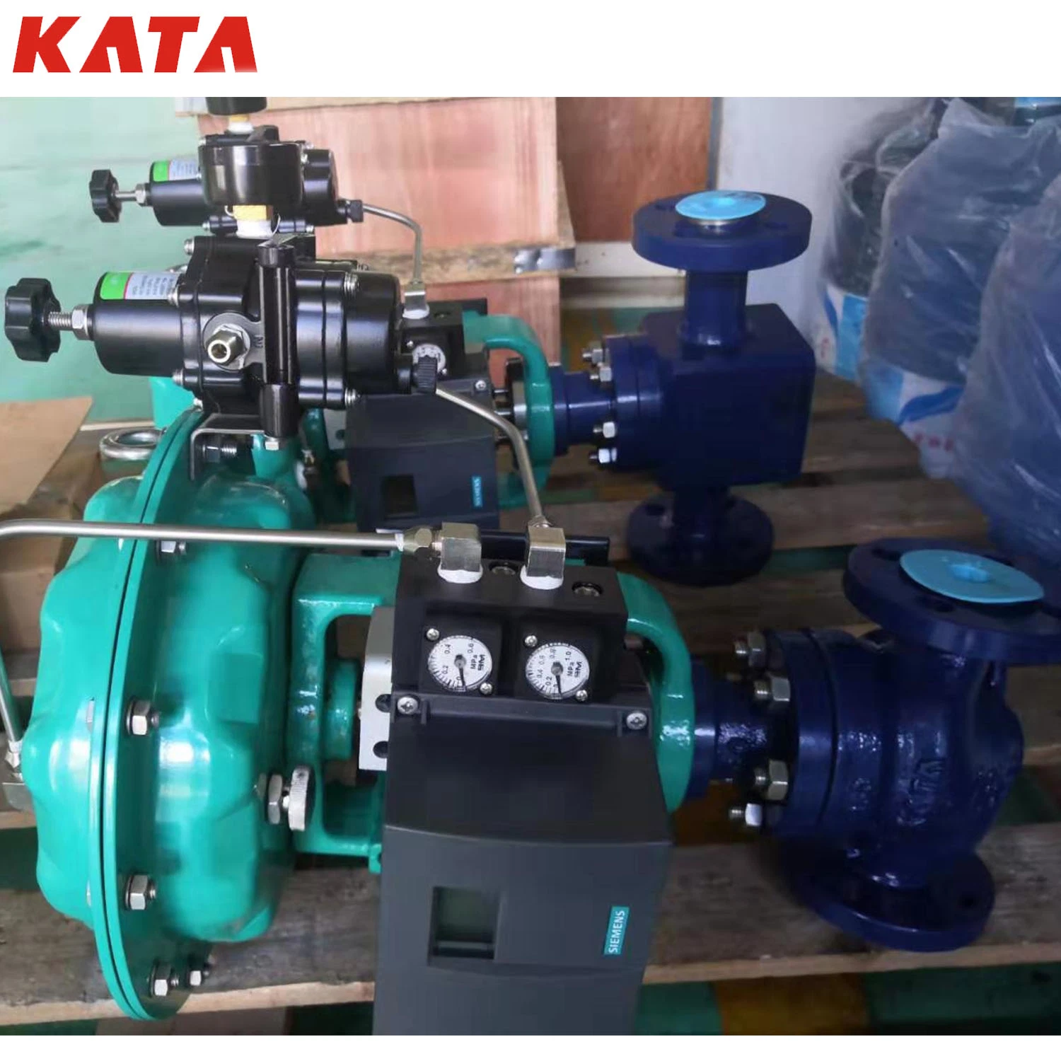 Kata Valve Pneumatic Shut-off Ball Valve Trunnion Mounted Butt Welded End 1500lb 4inch