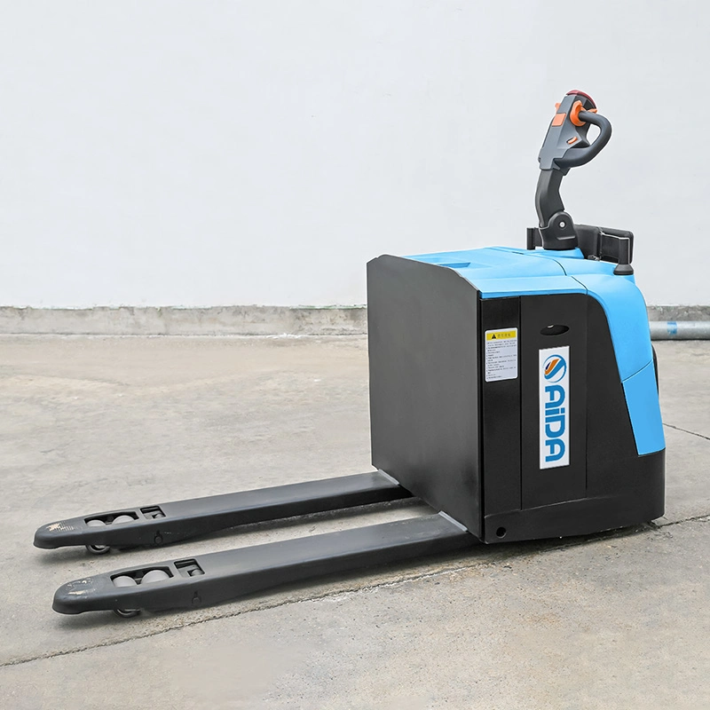 2ton 48V Stand on Power Pallet Truck Fully Electric Pallet Jack