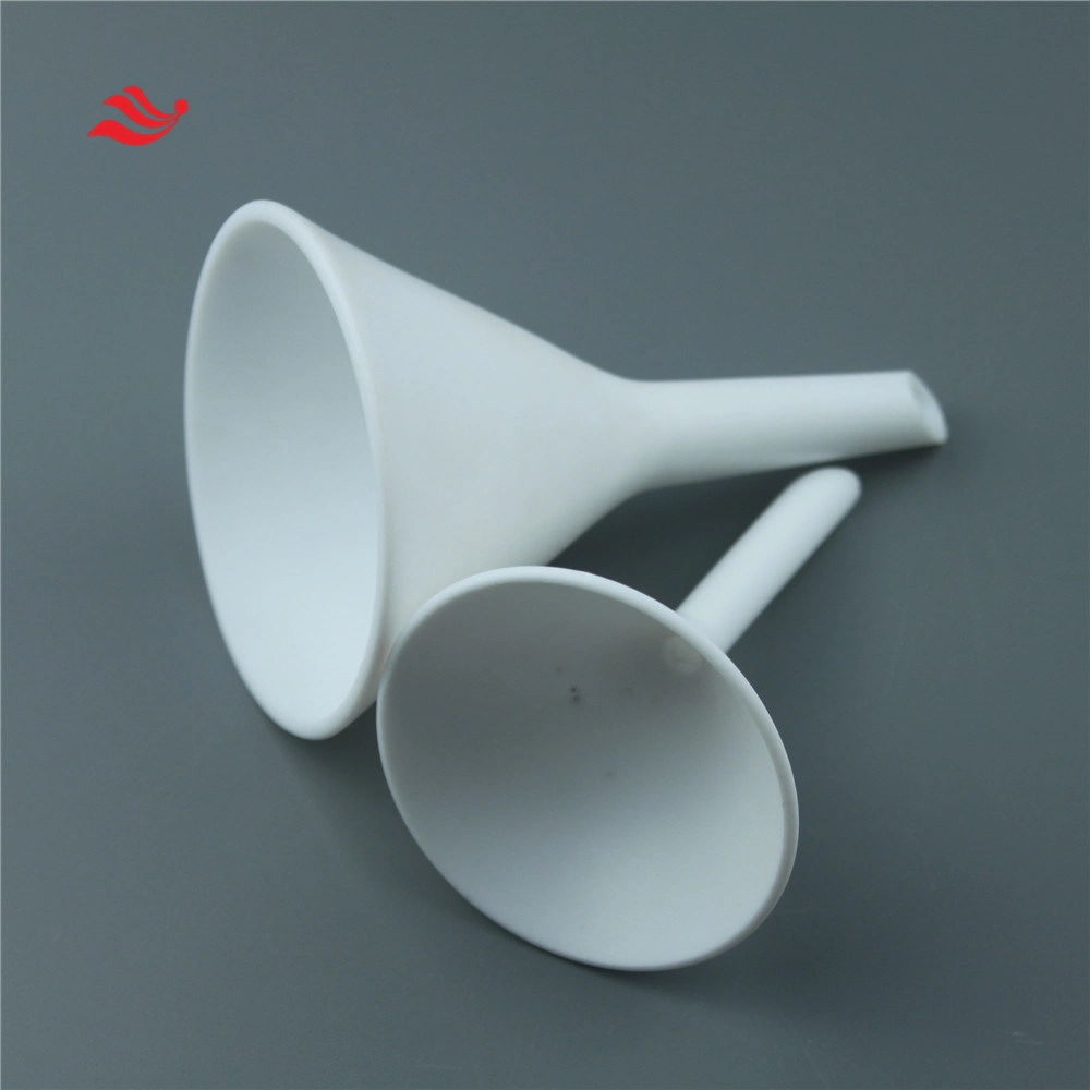 Corrosion Resistant Non-Stick Sample PTFE Funnel Laboratory Triangle Funnel