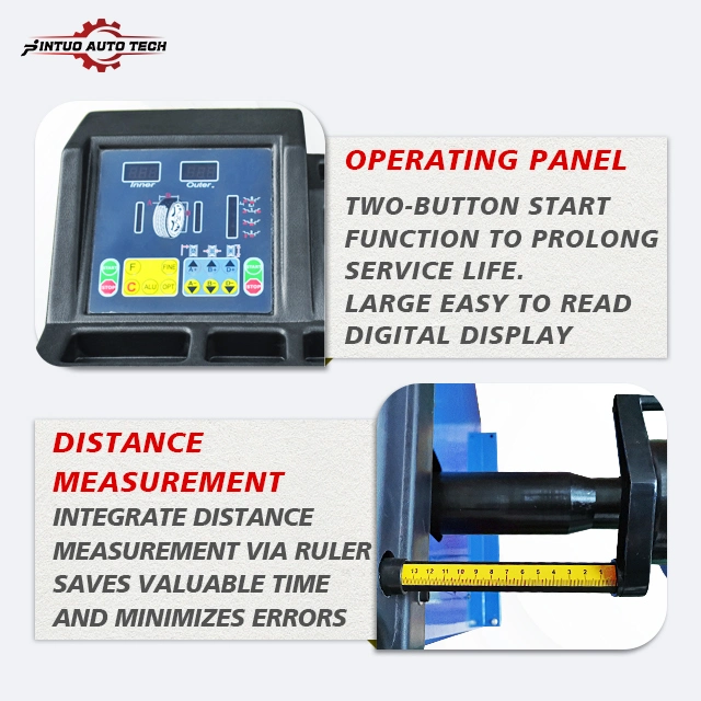 Jintuo Garage Ausrüstung Automobil Wartung Mobile Tragbare Automatische Auto-Rad Ausgleichsreifenanpassung Reifenwechsler Maschine