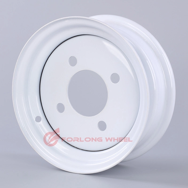 Forlong Wheel 10inch Steel Car Trailer Wheel Rim 3.00X10 4stub on 115mm Fitting Tire Size 4.50-10 & 5.00-10 for Sale