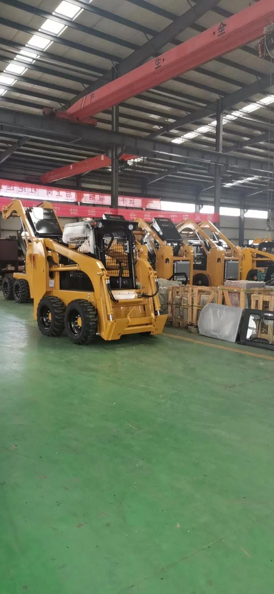 High Power Loader Crawler Skid Steer Loader with 0.6m3 Bucket