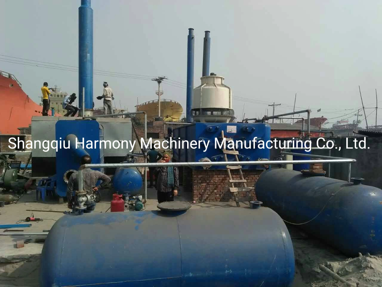 20 Ton Used Engine Oil Regenerating Refining Plant