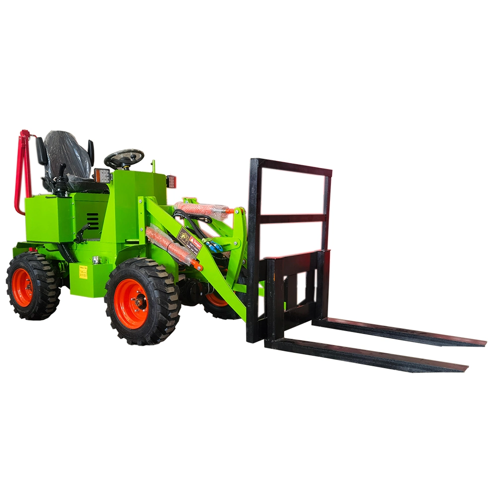 730kg Hydraulic China Coal Group Woodenbox Mini Wheel Diesel Loader