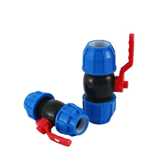 Blue Pipe Switch PP Quick Connect Ball Valve CE