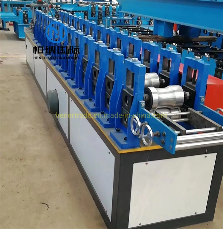 High Speed Metal Shutter Door Roll Forming Machine Line