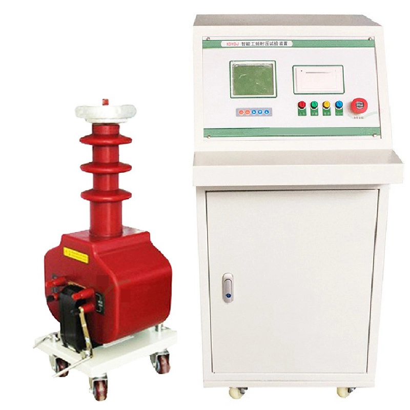 Automatic Intelligent Bench Cascade Dry High Voltage Test Transformer/Power Frequency Withstand Voltage Tester