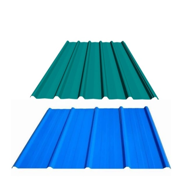 ASTM JIS GB AISI DIN BS Factory Direct Supply Pre Painted PPGI Corrugated Steel Galvanized Roofing Sheet