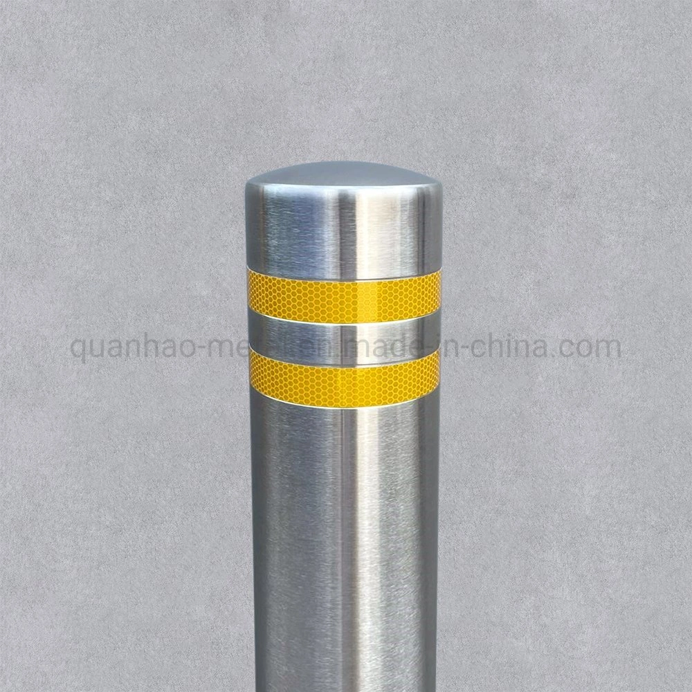 Traffic Guard Stainless Steel Parking Post Road Safety Bollard Pole