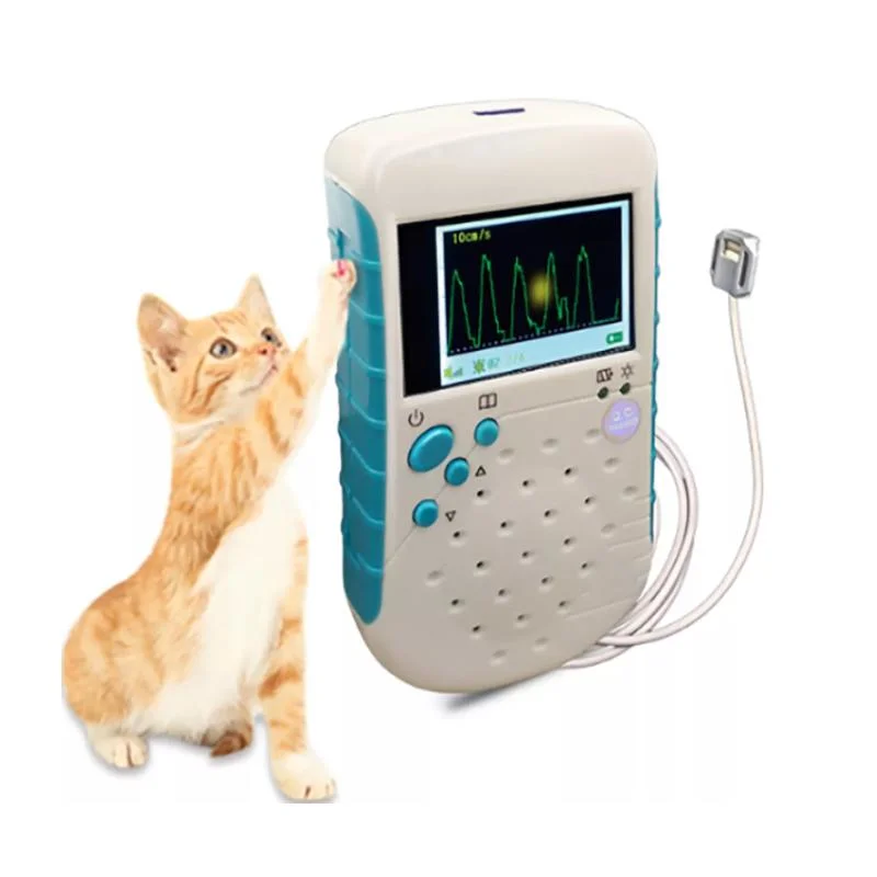 Vet Sphygmomanometer Doppler Blutdruck Veterinär Tragbare Blutdruckmessgeräte