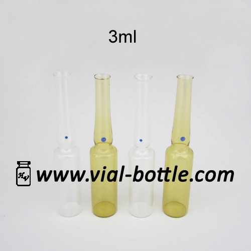 Hot Sale Glass Cosmetics 1ml Amber Vial