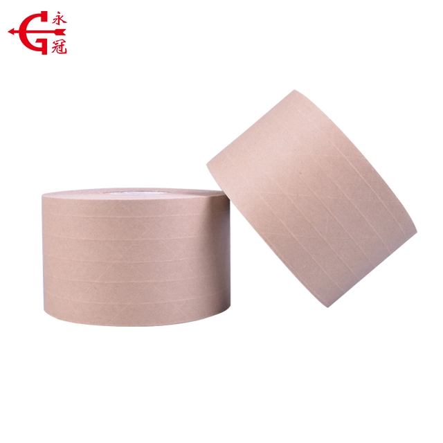 Brown Fiber Reinforced Gummed Water Active Kraft Paper Tape