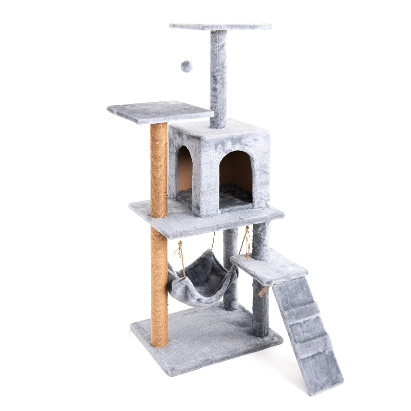 High quality/High cost performance  Interactive Factory Modern Toys Scratcher Cat Climb Wall with Exercise Wheel