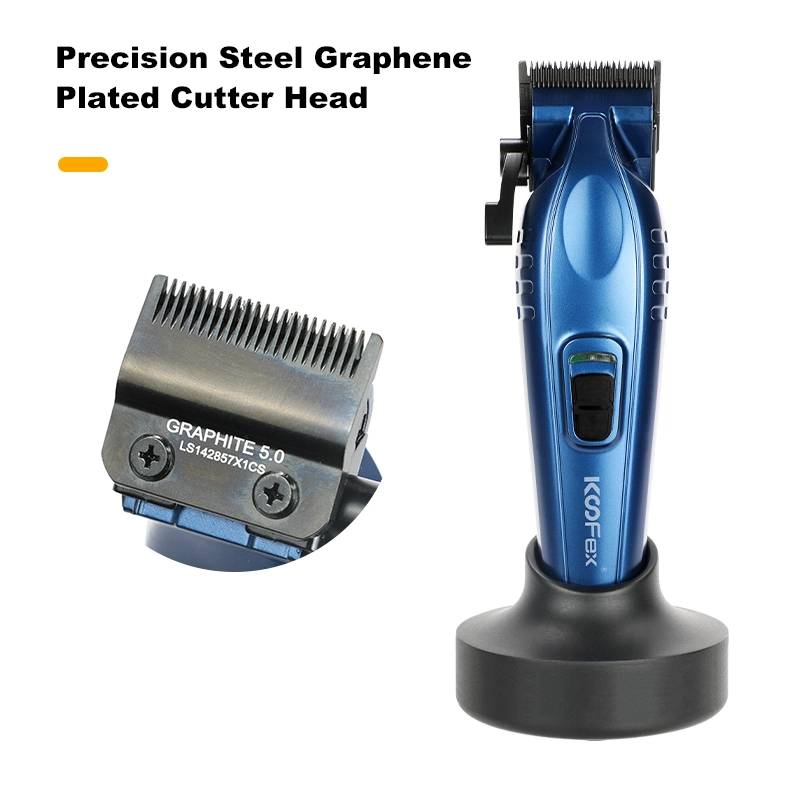 New BLDC 6800 Rpm Brushless Strong Power Hair Clipper with Charging Base for Barber