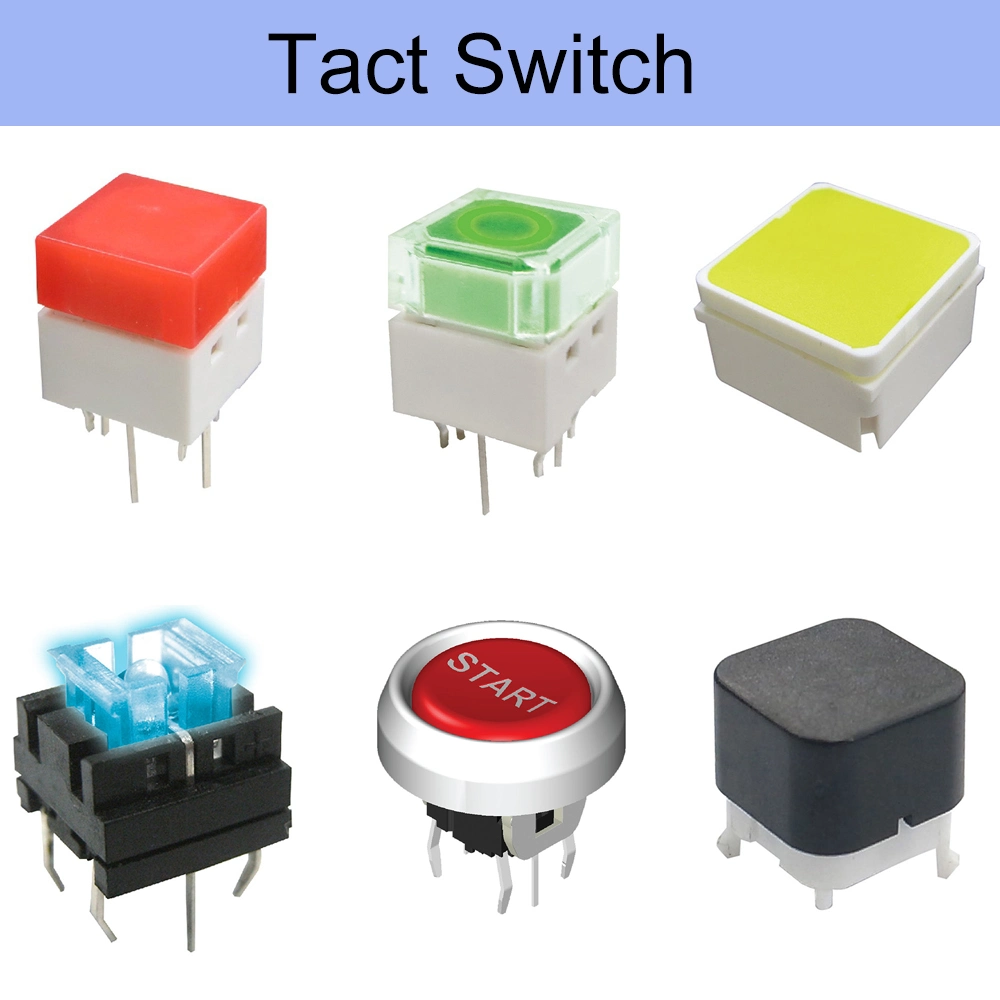 UL LED eléctricos Micro momentáneas Pulse el botón interruptor de tacto Micro interruptor tocar Interruptores de botón pulsador táctil