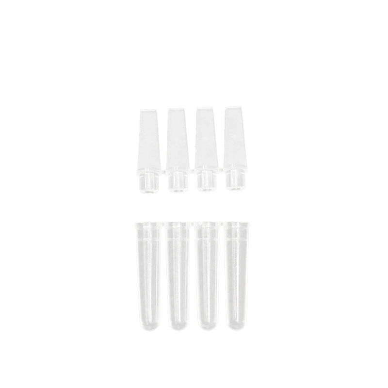 Полипропиленовая Dnase и Rnase свободного 0.1ml 4-PC газа Micro центрифуги PCR трубки