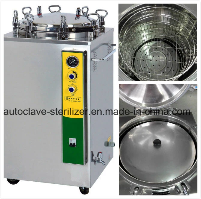 High Temperature Medical Dental Sterilizer Machine Vertical Steam Autoclave