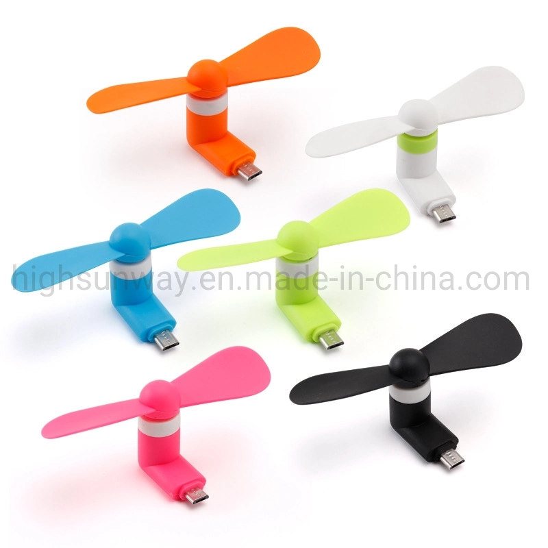 Portable Phone Mini USB Fan for Apple and Android Phones