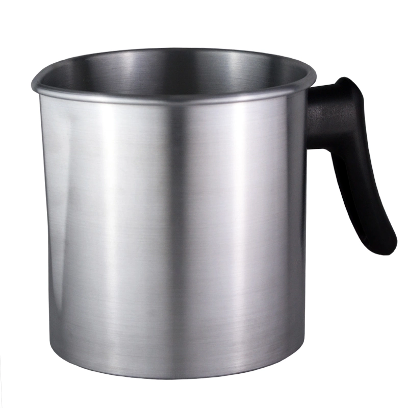 1.8 L Silver Aluminum Candle Making Pouring Pot, Wax Melting Pot, Double Boiler Wax Melting Pot