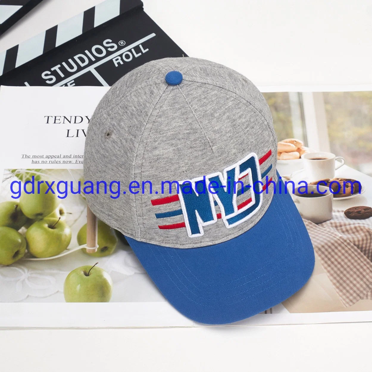 100% Cotton Fabric 5 Panel Embroidery Sports Baseball Caps Hats