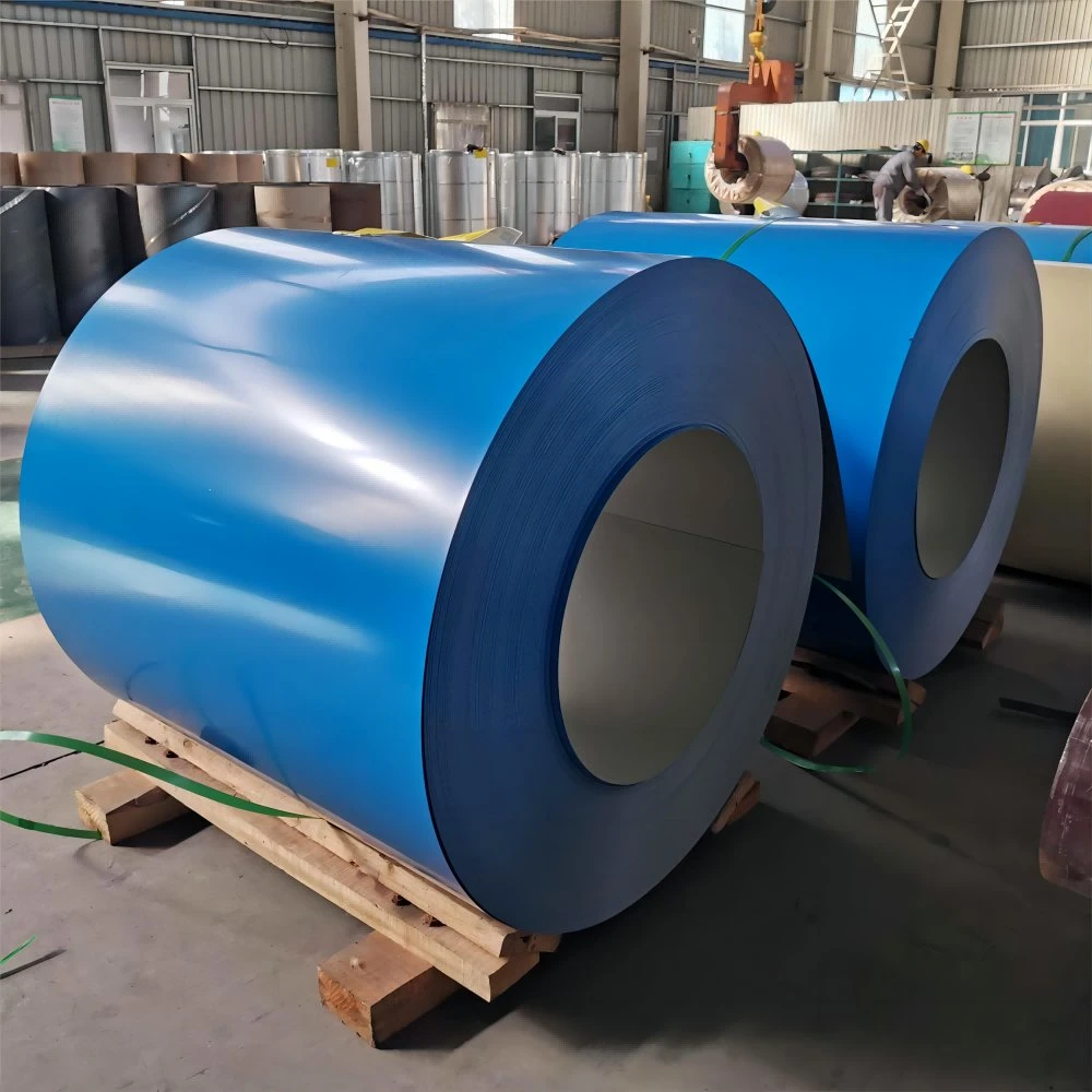 Building Material Roofing Sheet Galvanized PPGI Steel Sheets Color Coated Steel Coil, PPGL PPGI G350 G550 Ral90 Colour Prepainted Steel Coil