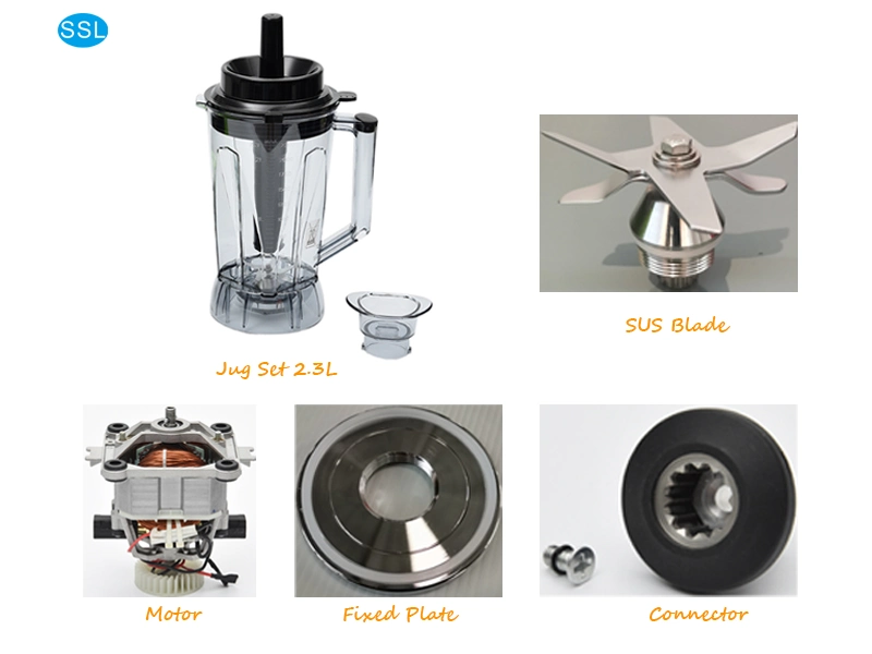 1100W Powerful High Speed Commercial Blender Juicer Crusher for Smoothies Nutritional Nuts Soybean Milk and Sorbet