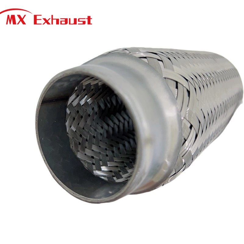 Universal Muffler Corrugation Stainless Steel Flexible Flexible Bellows Pipes with Nipples for Car Exhaust