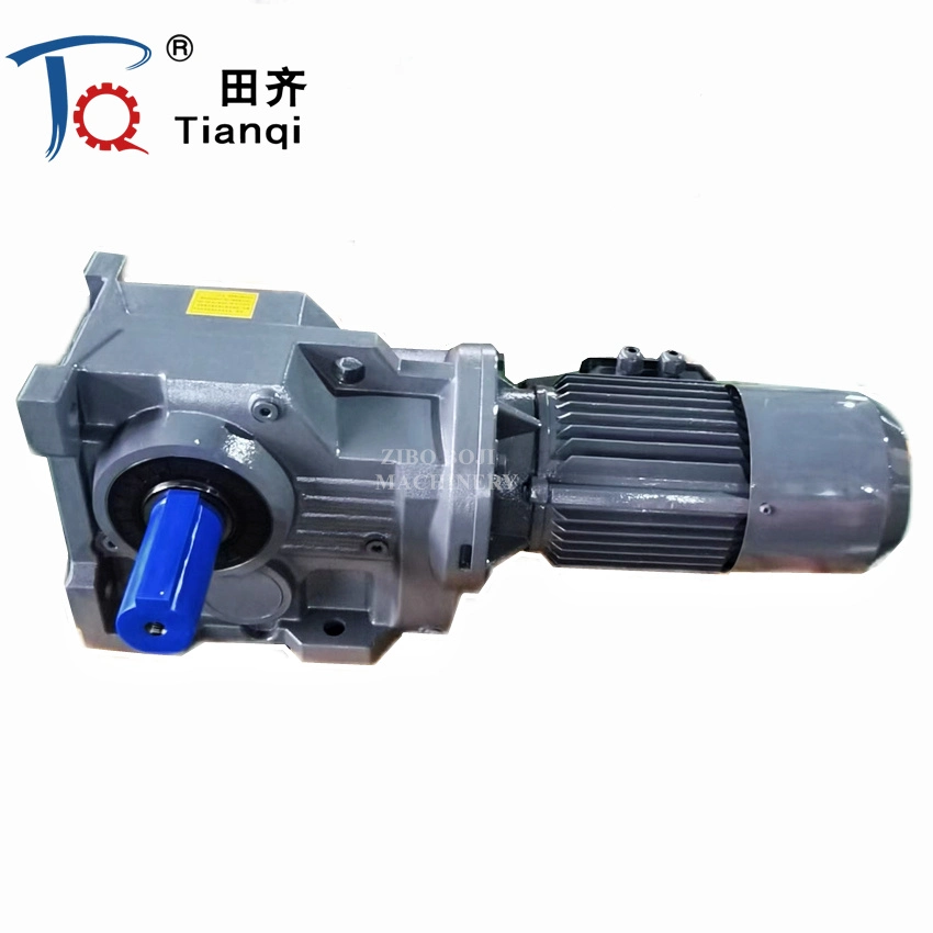 K107 90 Degree Right Angle Helical Bevel Gear Reducer Motor Gearbox