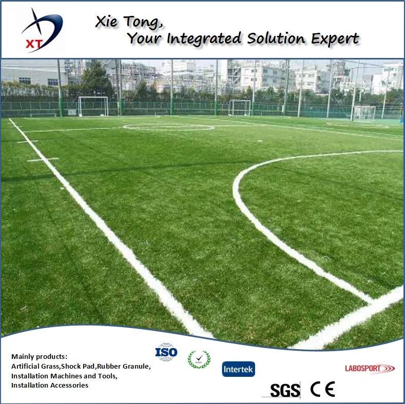 5X5 People Football Field Whole System Artificial Turf with Shock Pad and Infills