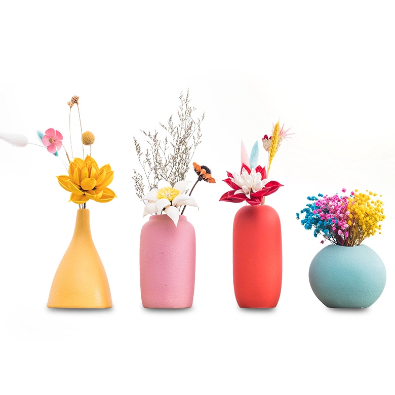 Décoration de la vente chaude Vase en céramique, porcelaine ornement de la Chambre pour la maison, Indoor Pot en céramique décor Vase de fleurs