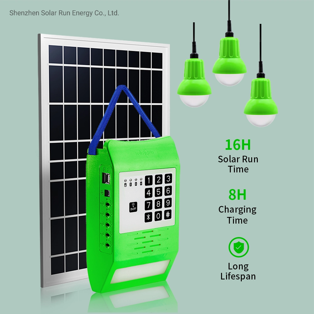 Security Power Lighting Home Use Solar Emergency System with Remote Controller