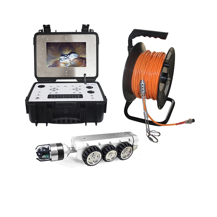 High quality/High cost performance IP68 Waterproof Sewer Drain Plumbing Underground Pipe Inspection Crawler Robot Endoscope Zoom Camera