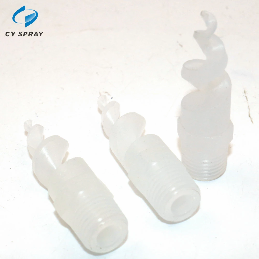 Non-Clogging PP Plastic Spiral Nozzle for Waste Gas Washing