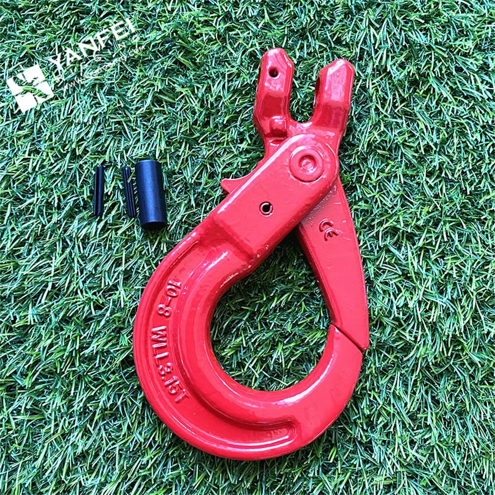 G100 Forged Alloy Steel Chain Hook Safety Eye Hook/Clevis Hook/Self Locking Hook