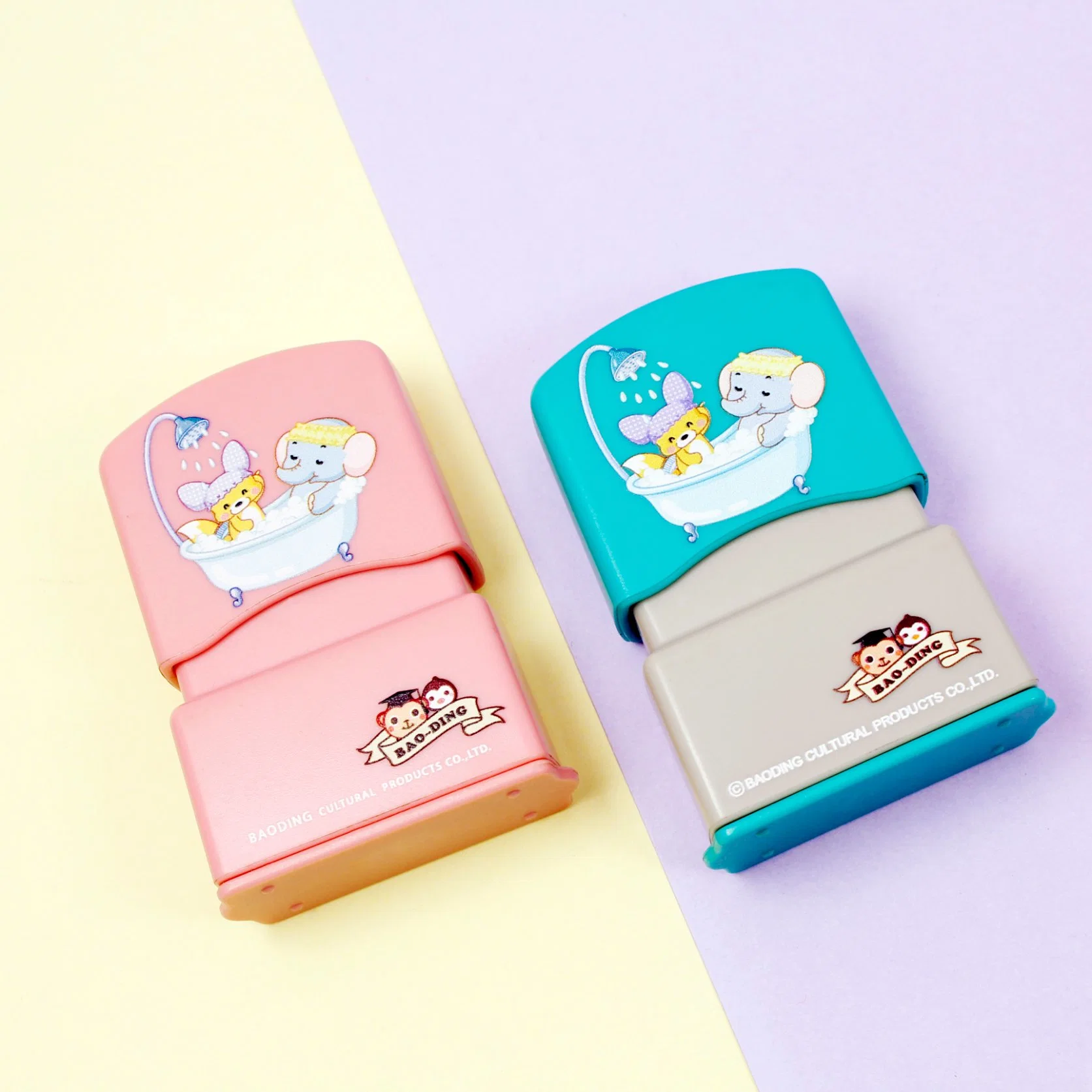 Bricolage Custom Stamp pour enfants Imprimer avec le nom Seal Stamp Timbres personnalisés pour bébé vêtements enfant Sceaux d'impression avec nom de bébé