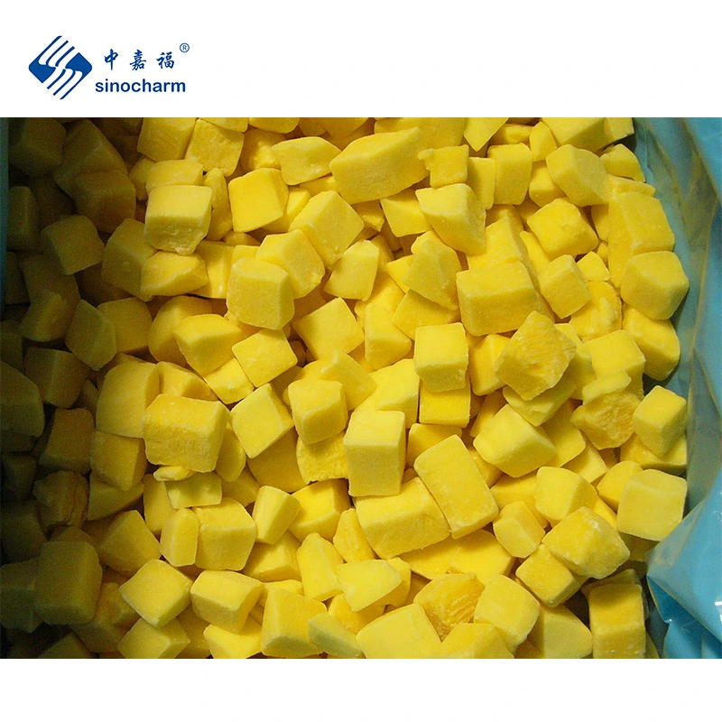 Sinochm HACCP Factory Precio 10mm hielo Mango congelado